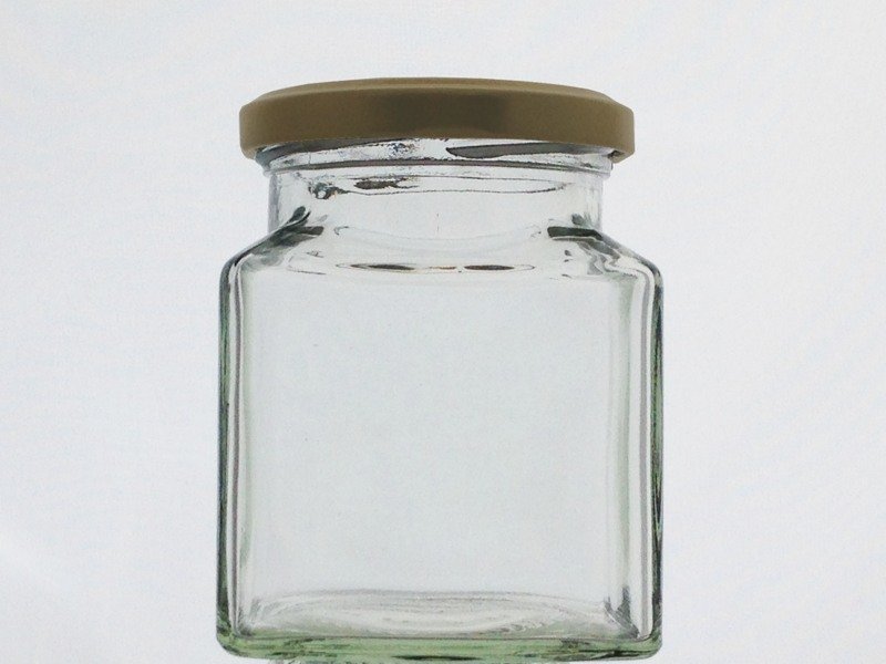 Mixed Packs - 8oz/200ml  Square Glass Jars & 12oz/282ml Square Glass Jars with Lids