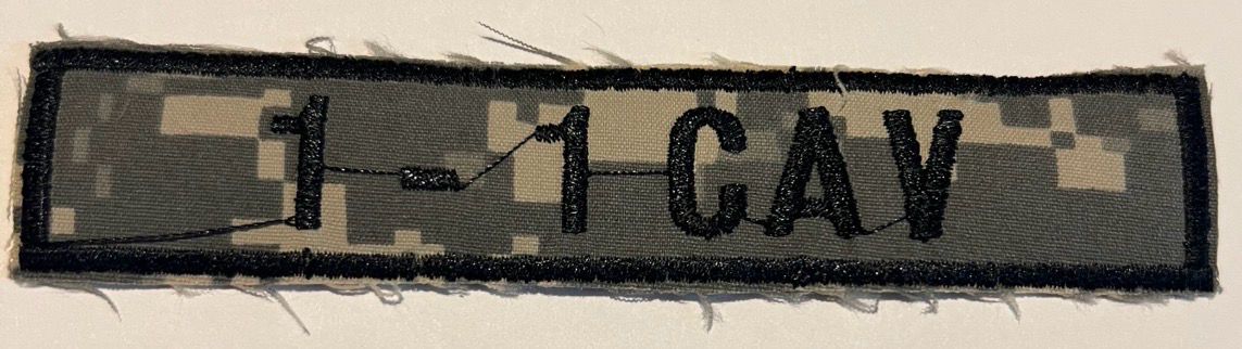 Name Tape, 1-1 CAV ACU