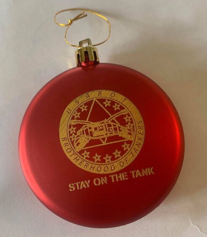 Ornament, USABOT, Flat, Round, Shatterproof