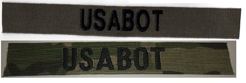 Name Tape, USABOT OD GREEN