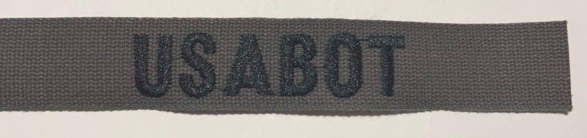 Name Tape, USABOT OD GREEN