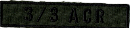 Name Tape, 3-3 ACR OD GREEN