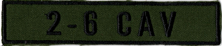 Name Tape, 2-6 CAV OD GREEN