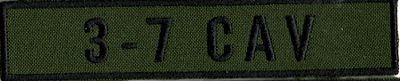 Name Tape, 3-7 CAV OD GREEN