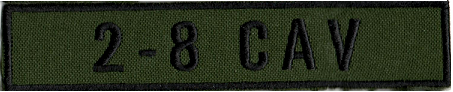 Name Tape, 2-8 CAV OD GREEN