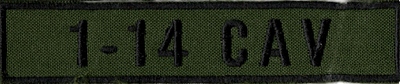 Name Tape, 1-14 CAV OD GREEN