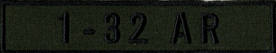 Name Tape, 1-32 Armor OD GREEN