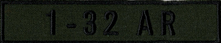 Name Tape, 1-32 Armor OD GREEN