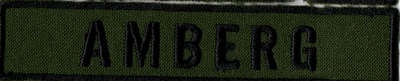 Name Tape, Amberg OD GREEN