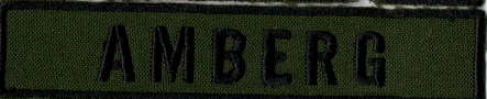 Name Tape, Amberg OD GREEN