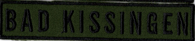 Name Tape, Bad Kissingen OD GREEN