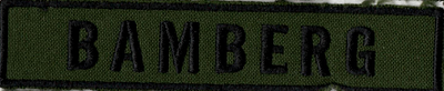 Name Tape, Bamberg OD GREEN