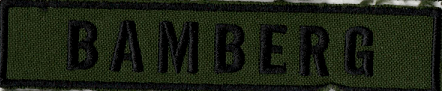 Name Tape, Bamberg OD GREEN