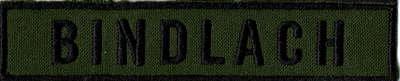 Name Tape, Bindlach OD GREEN
