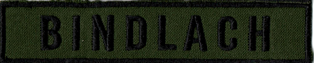 Name Tape, Bindlach OD GREEN