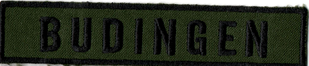 Name Tape, Budingen OD GREEN