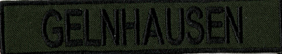 Name Tape, Gelnhausen OD GREEN