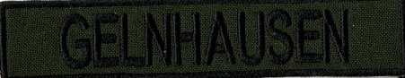 Name Tape, Gelnhausen OD GREEN