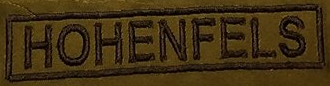 Name Tape, Hohenfels OD GREEN