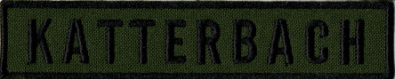 Name Tape, Katterbach OD GREEN