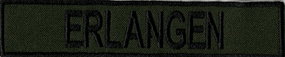 Name Tape, Erlangen OD GREEN