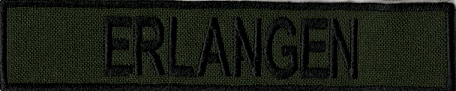 Name Tape, Erlangen OD GREEN