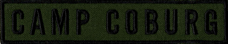 Name Tape, Camp Coburg OD GREEN