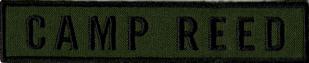 Name Tape, Camp Reed OD GREEN