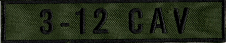Name Tape, 3-12 CAV OD GREEN