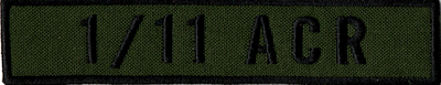 Name Tape, 1-11 ACR OD GREEN