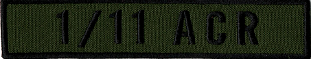Name Tape, 1-11 ACR OD GREEN