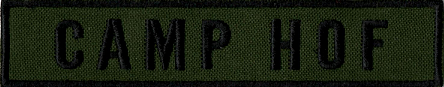 Name Tape, Camp Hof OD GREEN