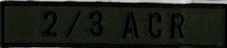 Name Tape, 2-3 ACR OD GREEN