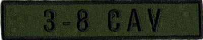 Name Tape, 3-8 CAV OD GREEN