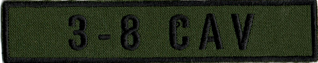 Name Tape, 3-8 CAV OD GREEN