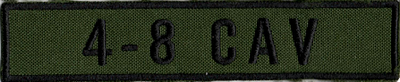 Name Tape, 4-8 CAV OD GREEN