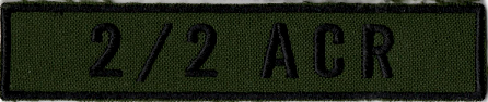 Name Tape, 2-2 ACR OD GREEN