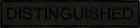 Name Tape, Distinguished OD GREEN