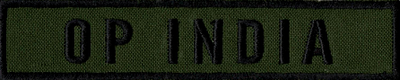 Name Tape, OP India OD Green