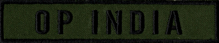 Name Tape, OP India OD Green