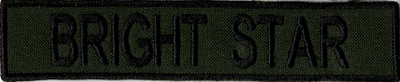 Name Tape, Bright Star OD GREEN