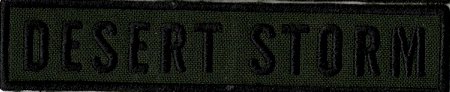 Name Tape, Desert Storm OD GREEN
