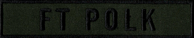 Name Tape, Ft Polk OD GREEN