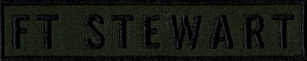 Name Tape, Ft Stewart OD GREEN