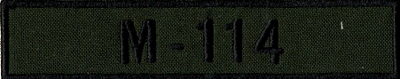 Name Tape, M114