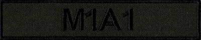 Name Tape, M1A1