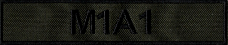 Name Tape, M1A1