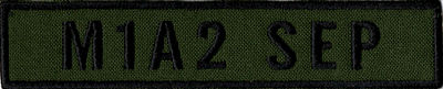 Name Tape, M1A2 SEP