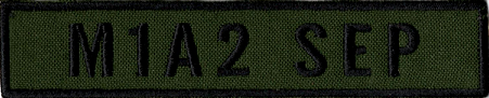 Name Tape, M1A2 SEP