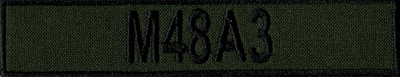 Name Tape, M48A3